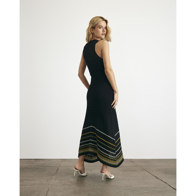 Greyson Dress, Black Multi - Dresses - 3