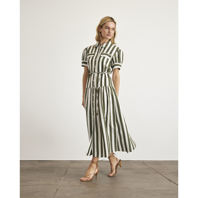 Carrington Dress, Fern/Ivory - Dresses - 3