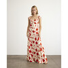 Carrie Dress, Cream/Tomato Multi - Dresses - 2