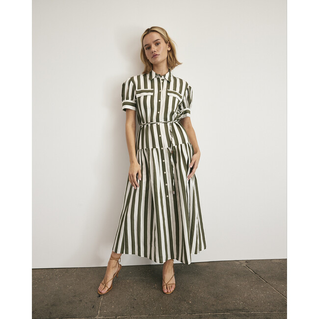 Carrington Dress, Fern/Ivory - Dresses - 5