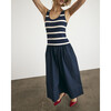 Amber Dress, Maritime Blue/Cream - Dresses - 5