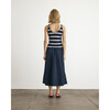 Amber Dress, Maritime Blue/Cream - Dresses - 6