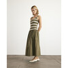 Amber Dress, Fern/Cream - Dresses - 4