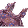Baby Normani Dress With Knots & Ruffles, Purple - Dresses - 2