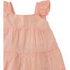 Baby Lauren Tiered Dress With Bow On Back, Peach - Dresses - 4