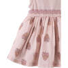 Baby Perrie Striped Knitted Top & Floral Printed Dress, Multicolor - Dresses - 3