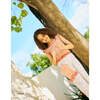 Mariah Stripey Knitted Top With Ruffle Sleeves, Multicolor - Blouses - 2