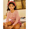 Mutya Cardigan With Crochet Flower Appliques, Peach - Cardigans - 2