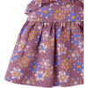 Baby Normani Dress With Knots & Ruffles, Purple - Dresses - 3