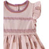 Baby Perrie Striped Knitted Top & Floral Printed Dress, Multicolor - Dresses - 4