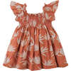 Baby Camilla A-Line Dress With Smocking Details, Brown - Dresses - 5