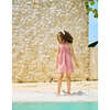 Regina Cheesecloth Halter Dress With Ruffles , Multicolor - Dresses - 2