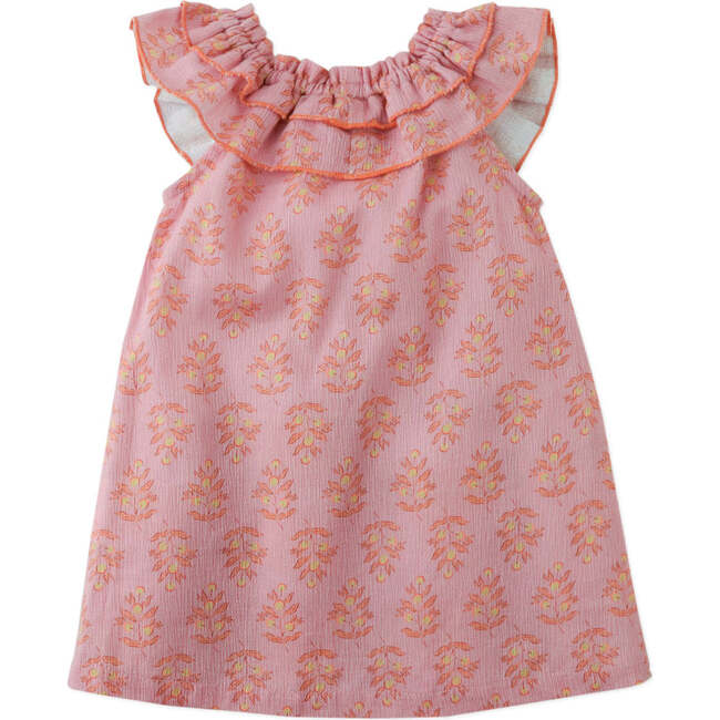 Baby Ally Dress With Ruffles & Tassel, Multicolor - Dresses - 5