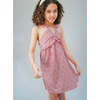 Regina Cheesecloth Halter Dress With Ruffles , Multicolor - Dresses - 3
