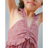 Regina Cheesecloth Halter Dress With Ruffles , Multicolor - Dresses - 4