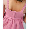 Scarlett Crochet Bodice Strappy Top, Multicolor - Blouses - 6