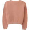 Mutya Cardigan With Crochet Flower Appliques, Peach - Cardigans - 5