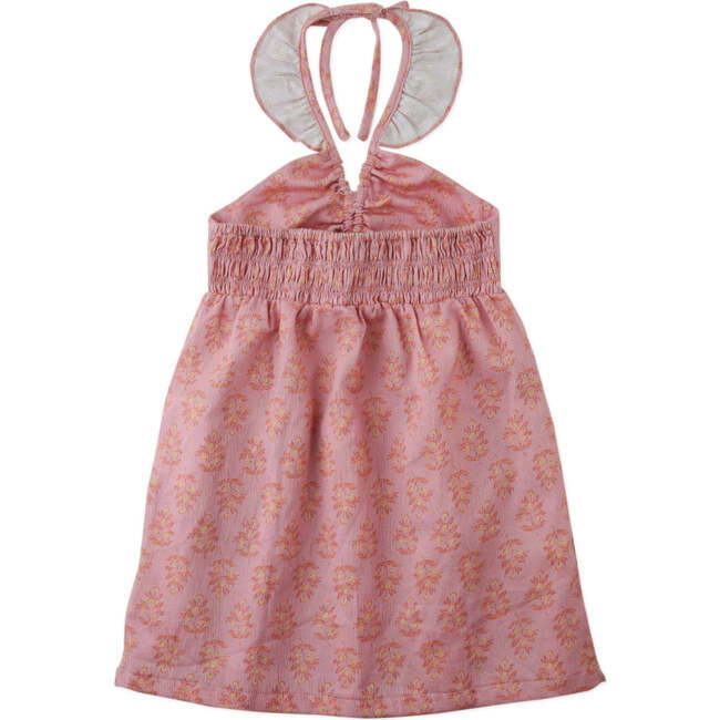 Regina Cheesecloth Halter Dress With Ruffles , Multicolor - Dresses - 6