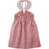 Regina Cheesecloth Halter Dress With Ruffles , Multicolor - Dresses - 6