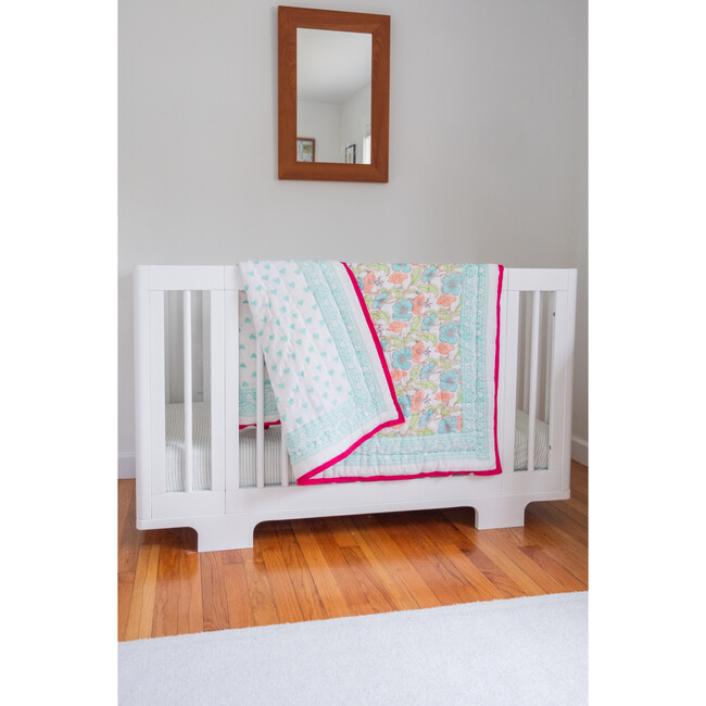 Baby Blanket, Flower Power Print