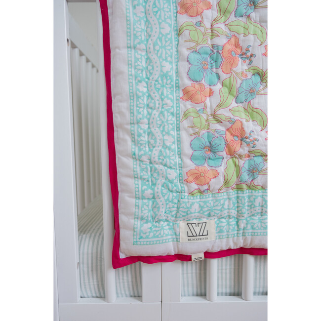 Baby Blanket, Flower Power Print - Blankets - 2