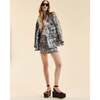 Marisol Madras Sequin Blazer, Plaid - Blazers & Sport Coats - 2