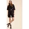 Metalic Gold Foil Shorts, Black - Shorts - 5