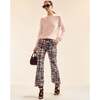 Marisol Madras Cropped Trouser, Plaid - Pants - 1 - thumbnail