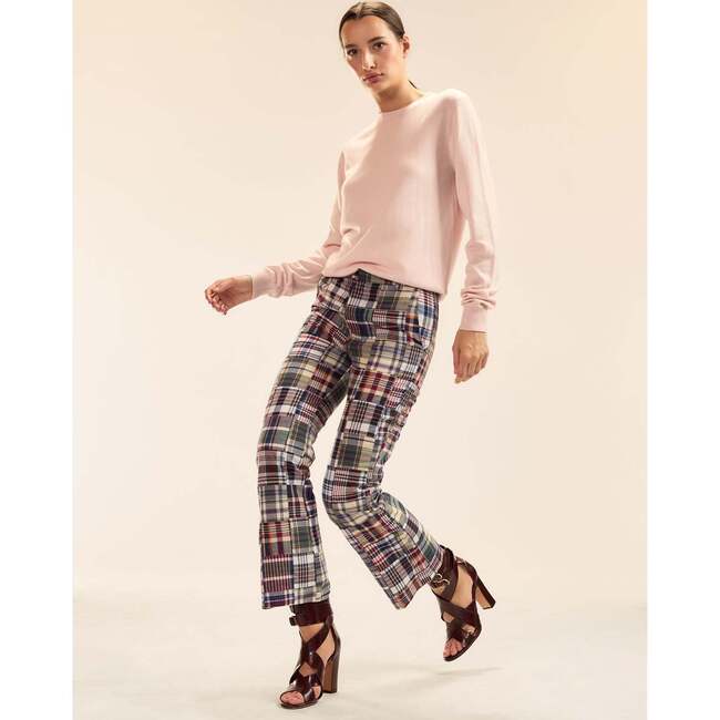 Marisol Madras Cropped Trouser, Plaid - Pants - 2