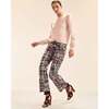 Marisol Madras Cropped Trouser, Plaid - Pants - 2