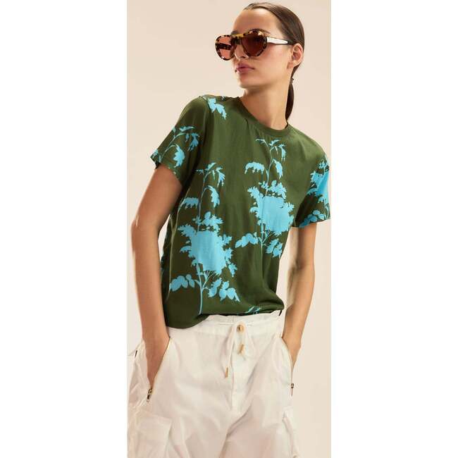 Everyday Cotton Tee, Green/Turquoise - Shirts - 2