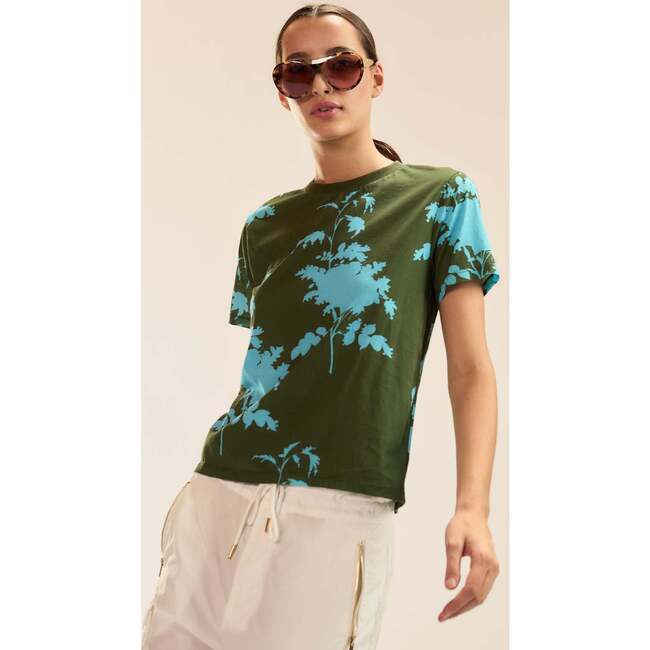 Everyday Cotton Tee, Green/Turquoise - Shirts - 3