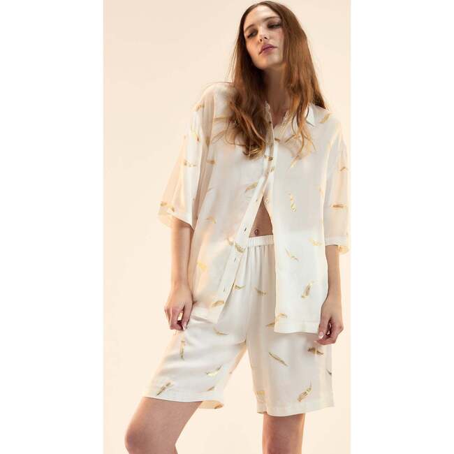 Blake Camp Shirt, White