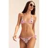 Amalfi Pink Bikini Bottom, Pink Multi - Two Pieces - 1 - thumbnail