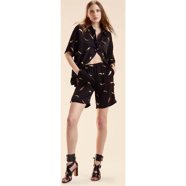 Blake Camp Shirt, Black - Shirts - 5