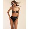 Amalfi Knotted Bikini Top, Black Gold - Two Pieces - 1 - thumbnail