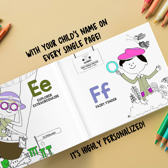My Coloring Book, Just For Me! (For Girls)! (Personalized Coloring Book) - Books - 5