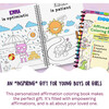 My Amazing Affirmation Coloring Book: Affirmations from A to Z! (Personalized Coloring Book) - Books - 5