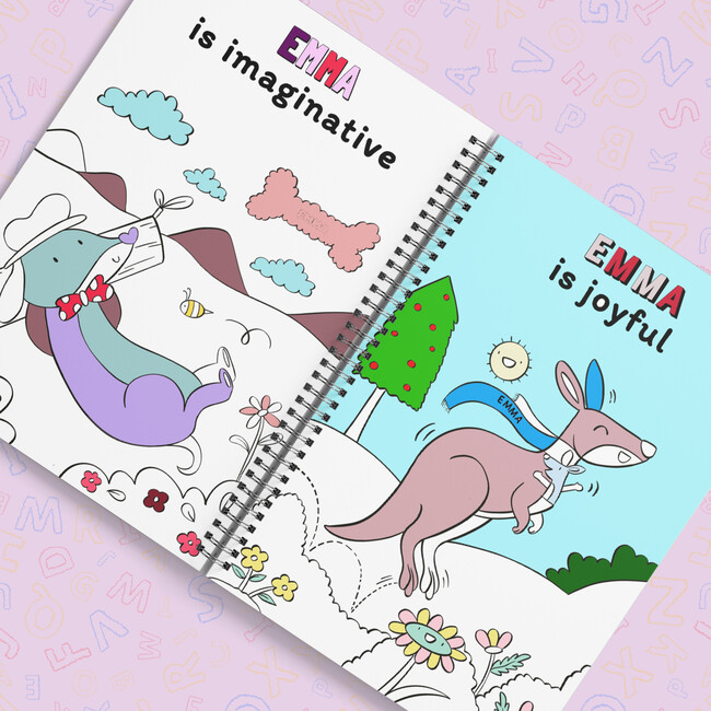 My Amazing Affirmation Coloring Book: Affirmations from A to Z! (Personalized Coloring Book) - Books - 6