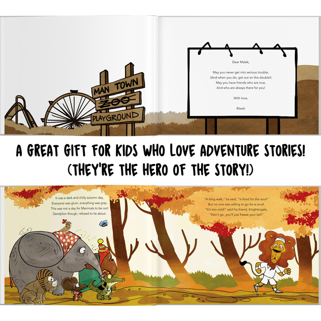 Your Child and the ZooKeeper: Your Child Escapes To Liberty! (Personalized Adventure Story) - Books - 3