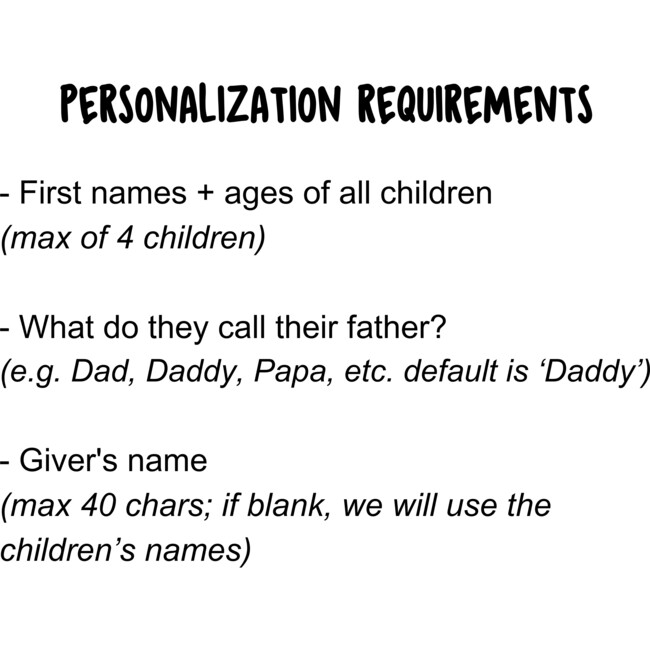 Daddy and Us / Me  (A Personalized Read-Aloud Gift from upto 4 Kids to Dad) - Books - 7