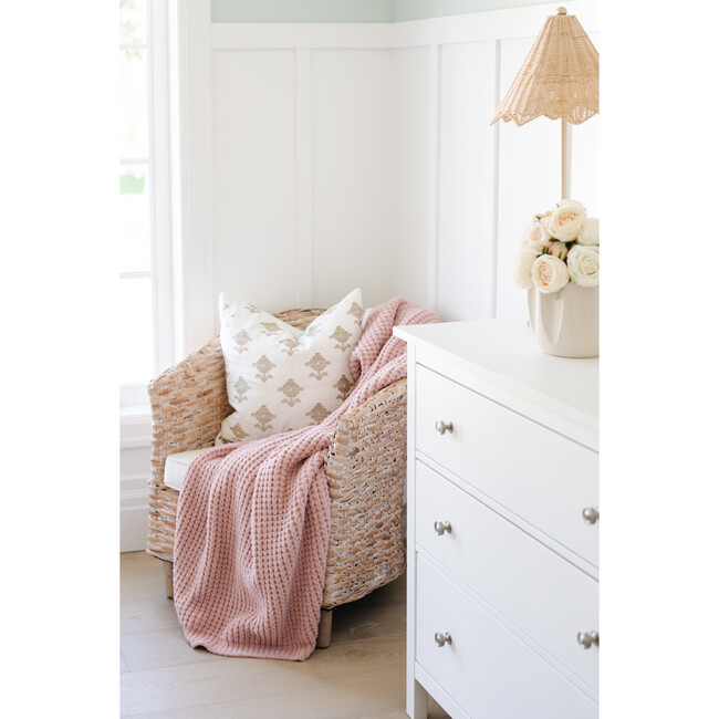 Waffle Knit Toddler Rosette - Blankets - 5