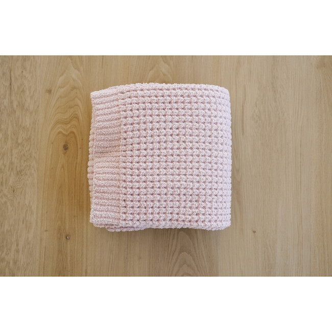 Waffle Knit Toddler Rosette - Blankets - 6