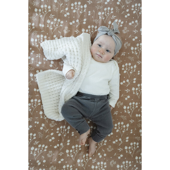 Waffle Knit Mini, Swan - Blankets - 2