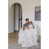 Waffle Knit Throw, Moonbeam - Blankets - 2