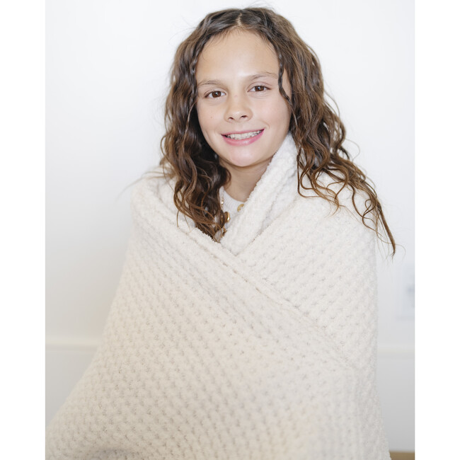 Waffle Knit Toddler, Swan - Swaddles - 4