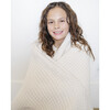 Waffle Knit Toddler, Swan - Swaddles - 4