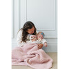 Waffle Knit Receiving, Rosette - Blankets - 2