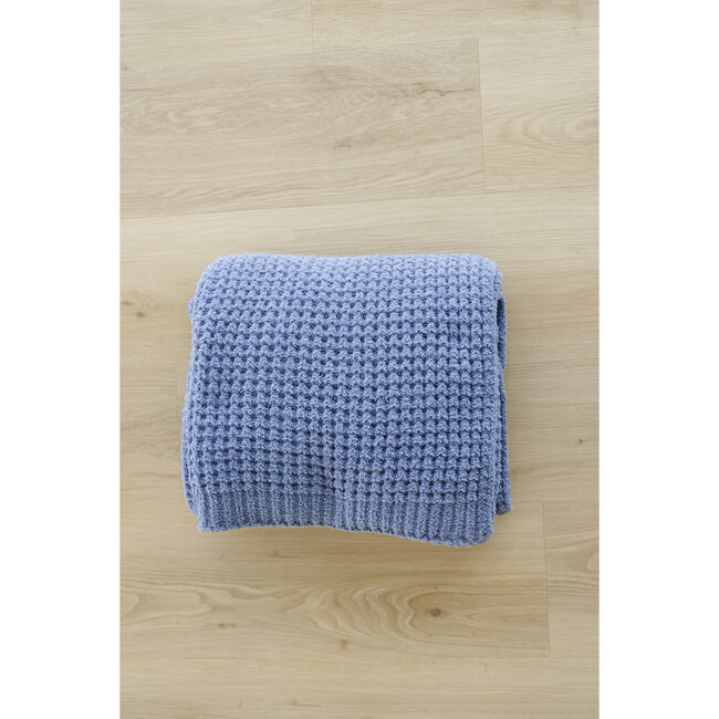 Waffle Knit XL Throw, Oxford - Blankets - 6