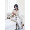 Waffle Knit Throw, Moonbeam - Blankets - 4